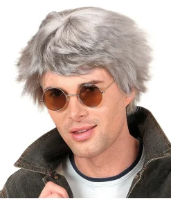 Beat paryk, grå