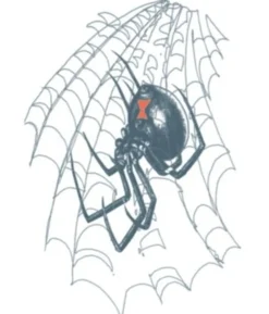 Black Widow tatovering