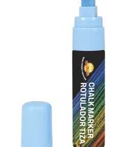 Blå flydende kridt pen