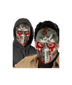 Blodig hockeymaske, sølv