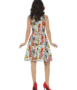 Blomstret hawaii kjole