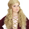 Blond middelalder paryk