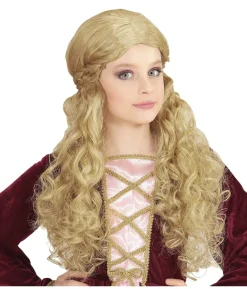 Blond middelalder paryk