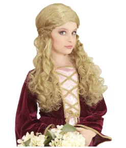 Blond middelalder paryk