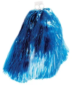 Blå pom pom