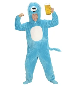 Blåt løve kostume