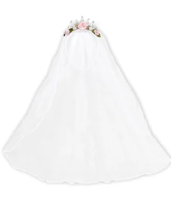 Brudeslør med diadem