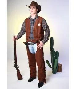 Brun Cowboyvest