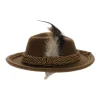 Brun mini tyrolerhat