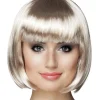Cabaret platinblond page paryk