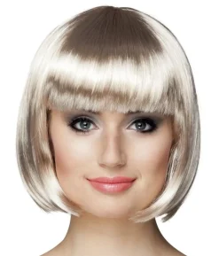 Cabaret platinblond page paryk