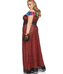 Day of the Dead beauty kostume Plus