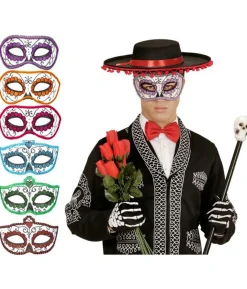 Dia de los Muertos halvmaske