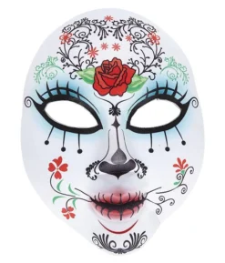 Dia De Los Muertos halvmaske