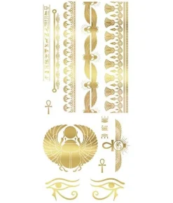 Egyptisk guld tatovering