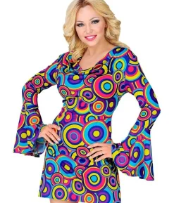 70er Groovy kjole, Blue bubbles