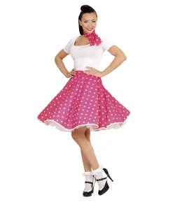 50er nederdel, pink
