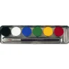 Eulenspiegel sminke palette, 6 farver