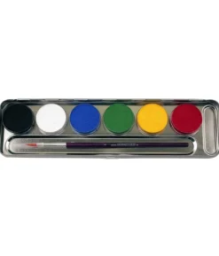 Eulenspiegel sminke palette, 6 farver