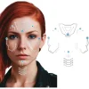 Futuristisk ansigt tatoveringer