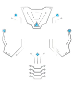 Futuristisk ansigt tatoveringer