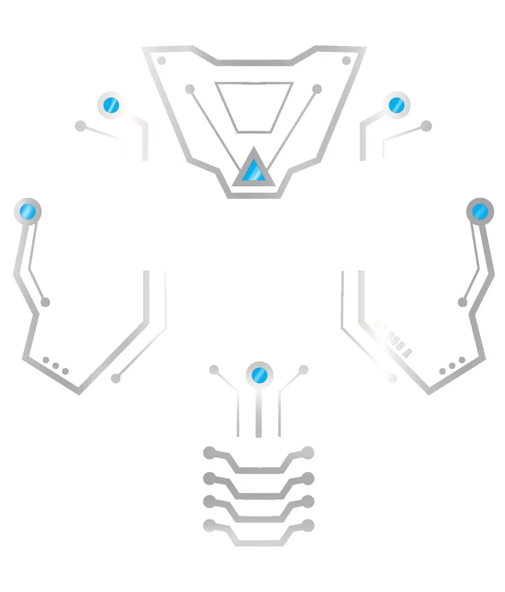 Futuristisk ansigt tatoveringer