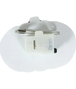 Græskar broche med lys, 4,5 cm