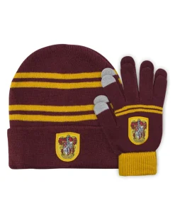 Gryffindor hue og handsker, voksen
