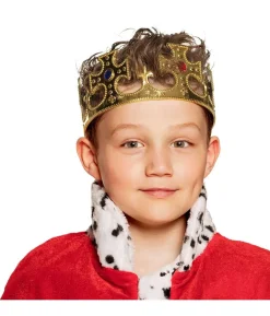 Guldkrone med sten