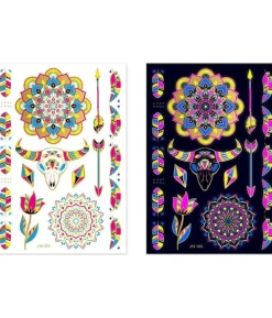 Guld neon tatoveringer, II