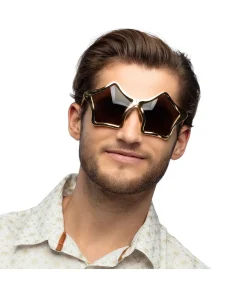 Guld stjernebrille, 2 stk