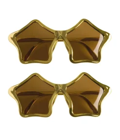 Guld stjernebrille, 2 stk