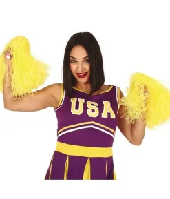 Gule pom poms