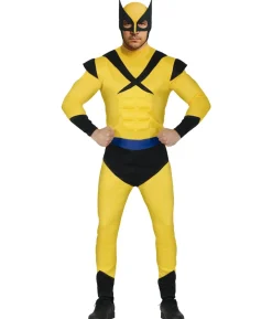 Gul Superhelt kostume