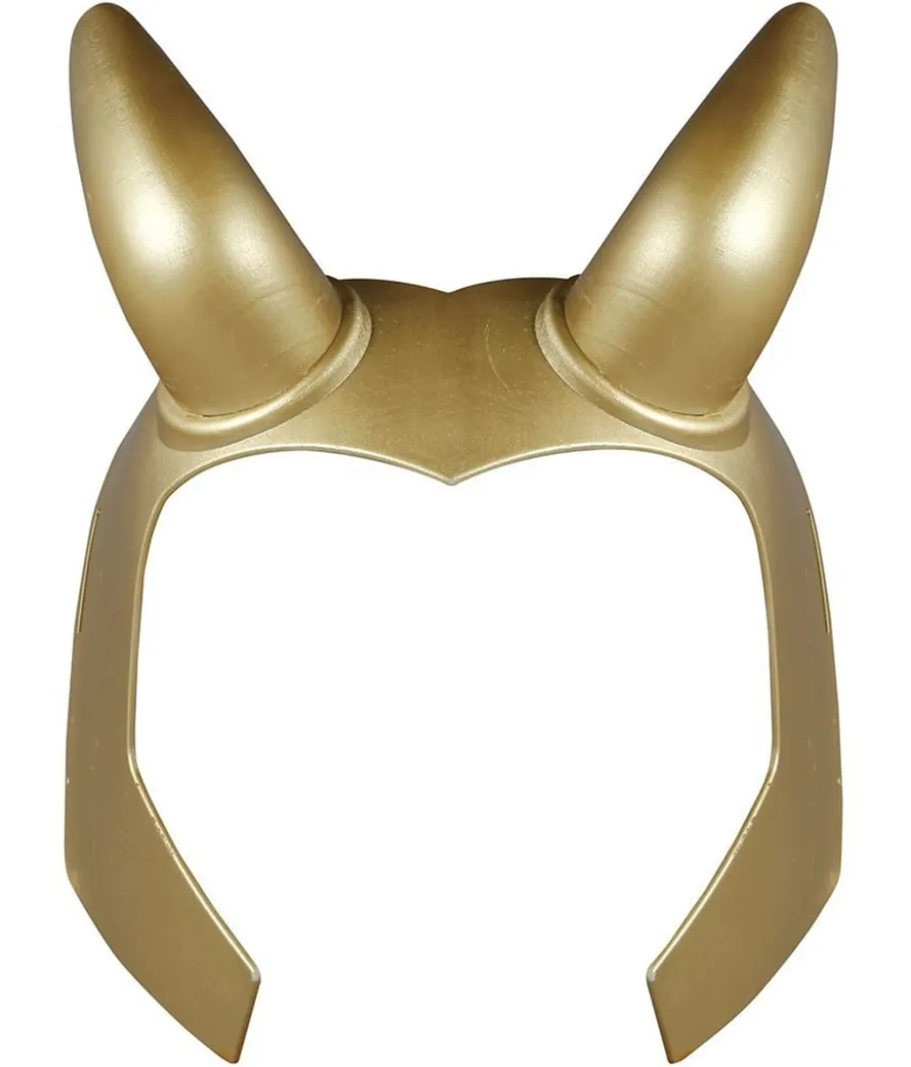 Gylden maske med horn