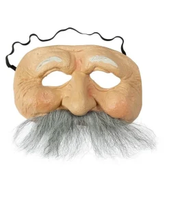 Halvmaske med overskæg