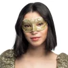 Halvmaske Venice Felina, guld