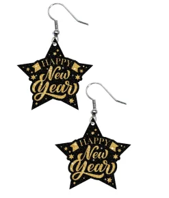 Happy New Year øreringe