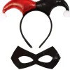 Harlekin maske og hårbøjle