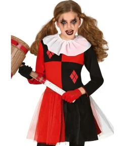 Harlequin pige kostume