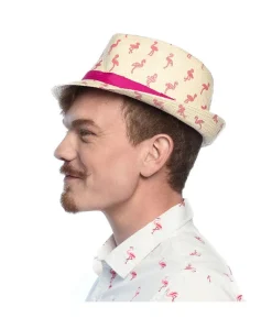 Hat med flamingoer
