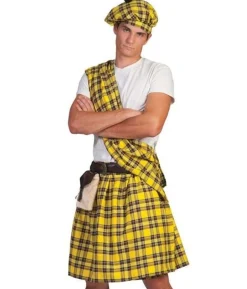 Highlander kostume, gul