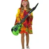 Hippiepige kostume
