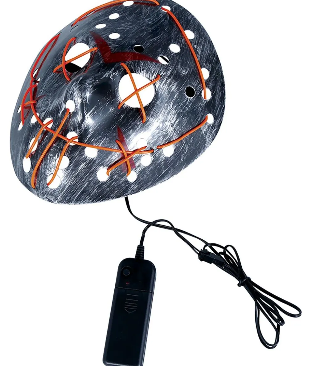 Hockey maske med LED lys