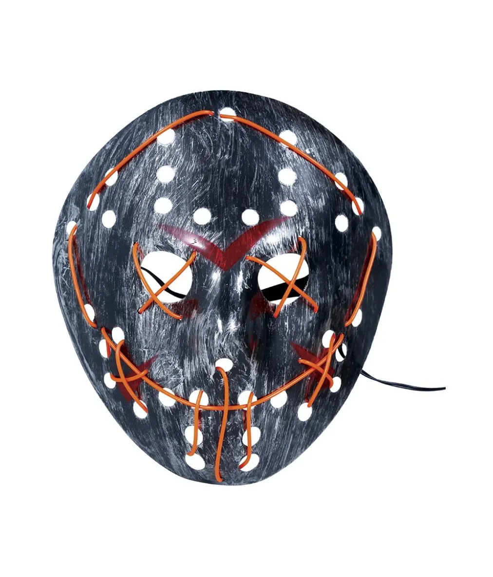 Hockey maske med LED lys