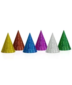 Holografisk partyhat 20 stk