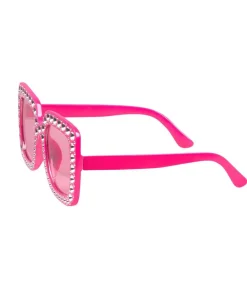 Hot pink bling bling briller