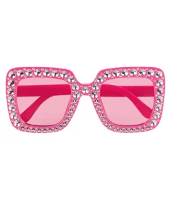 Hot pink bling bling briller