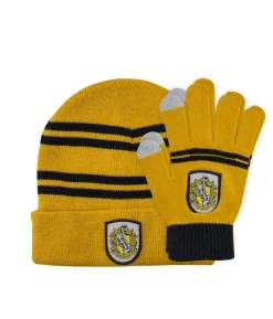 Hufflepuff hue og handsker, barn