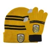 Hufflepuff hue og handsker, voksen